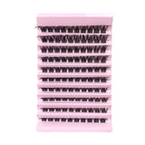 10 Rows Of Thick And Curled Diy Eyelashes 8mm-16mm