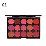 15 Color Lipstick Palette