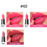 Set de 3 labiales mate color piel