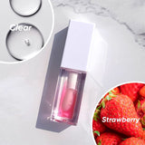 Two-color botanical fruit transparent lip oil
