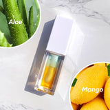 Two-color botanical fruit transparent lip oil