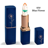6 Colors Gold Foil Small Flower Color Changing Moisturizing Lipstick