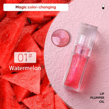 7-Color Transparent Square Tube Lip Oil