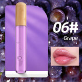 10-Color Lip Care Vegan Fruit Moisturizing Lip Oil