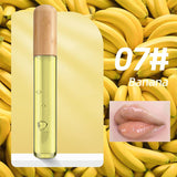 10-Color Lip Care Vegan Fruit Moisturizing Lip Oil