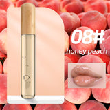 10-Color Lip Care Vegan Fruit Moisturizing Lip Oil