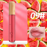 10-Color Lip Care Vegan Fruit Moisturizing Lip Oil