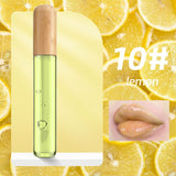10-Color Lip Care Vegan Fruit Moisturizing Lip Oil