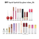DIY flüssiger Lippenstift / Lipgloss, runde Tube 06