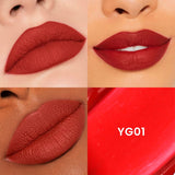 58 Colors Waterproof Non-stick Liquid Lipstick Moisturizing Lip Gloss【CC01-YG09】