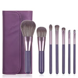 7 makeup brushes (with bag)