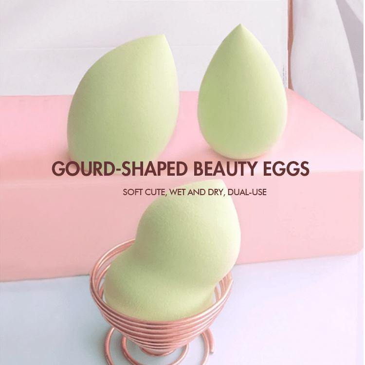 10 Colors Gourd-Shaped Makeup Blender Sponge (with box) - MSmakeupoem.com