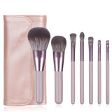 7 makeup brushes (with bag)