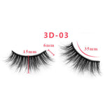 3D Thick Mink Hair False Eyelashes (#01-#25)