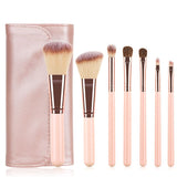 7 makeup brushes (with bag)