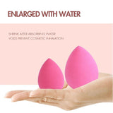 10 Colors Drop-Shaped Makeup Blender Sponge (with box) - MSmakeupoem.com