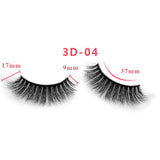 3D Thick Mink Hair False Eyelashes (#01-#25)