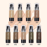 9 Farben Schwarz Round Tube Foundation (50 Stück versandkostenfrei)