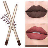 15 colors gold tube lip liner