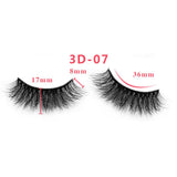 3D Thick Mink Hair False Eyelashes (#01-#25)