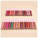 29 Colors Pink Lid Round Tube Liquid Lipsticks - MSmakeupoem.com