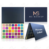 35 Colors Paper Black Eyeshadow Palette