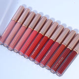 12 colors nude matte lip gloss