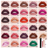 【Kostenloser Versand】Probenset mit 67 Stück Komplettes Set mit feuchtigkeitsspendenden, matten flüssigen Lippenstiften und schimmernden Lipglossen und Lippenstiften