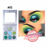 【MUESTRA】Paleta de sombras de ojos de 9 colores Highpigment -【Envío gratis en pedidos mixtos superiores a $39.9】