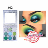 【SAMPLE】9 Color Highpigment Eyeshadow Palette -【Free Shipping On Mix Order Over $39.9】