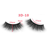 3D Thick Mink Hair False Eyelashes (#01-#25)