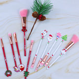 Christmas Makeup Brush Set