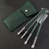 3 Colors 4pcs Customizable Mini Eyesmakeup Brushes Set