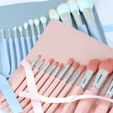 2 Colors 12pcs Candy Colors Makeup Brushes Set Custom Logo