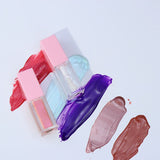 34 Colors Pink Square Cover Big Brush Lip Gloss #1-30