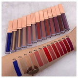 13 Colors Rose Gold Lid Square Tube Liquid Lipsticks - MSmakeupoem.com