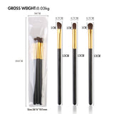 3pcs Horsehair Eyeshadow Brush Set