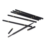 6 Colors  Black Tube Eyebrow Pencil【30PCS Free Shipping & Free Print Logo】