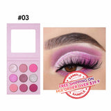 【SAMPLE】 Palette di ombretti Highpigment a 9 colori - 【Spedizione gratuita per ordini di mix superiori a $ 39,9】