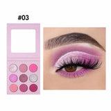 Paleta de sombras de ojos de 9 colores Highpigment