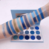 4 Colors Palettes for 15 Colors  Eyeshadow （50pcs package）