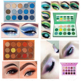 4 paletas de colores para sombras de ojos de 15 colores (paquete de 50 piezas)