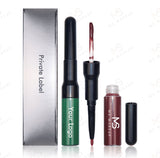 15 Farben 2-End-Lippenstift mit Lip Liner
