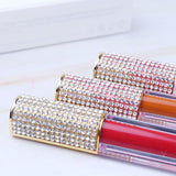 34 Colors Gold Cover Half with Diamond Lip Gloss（#23-#34）