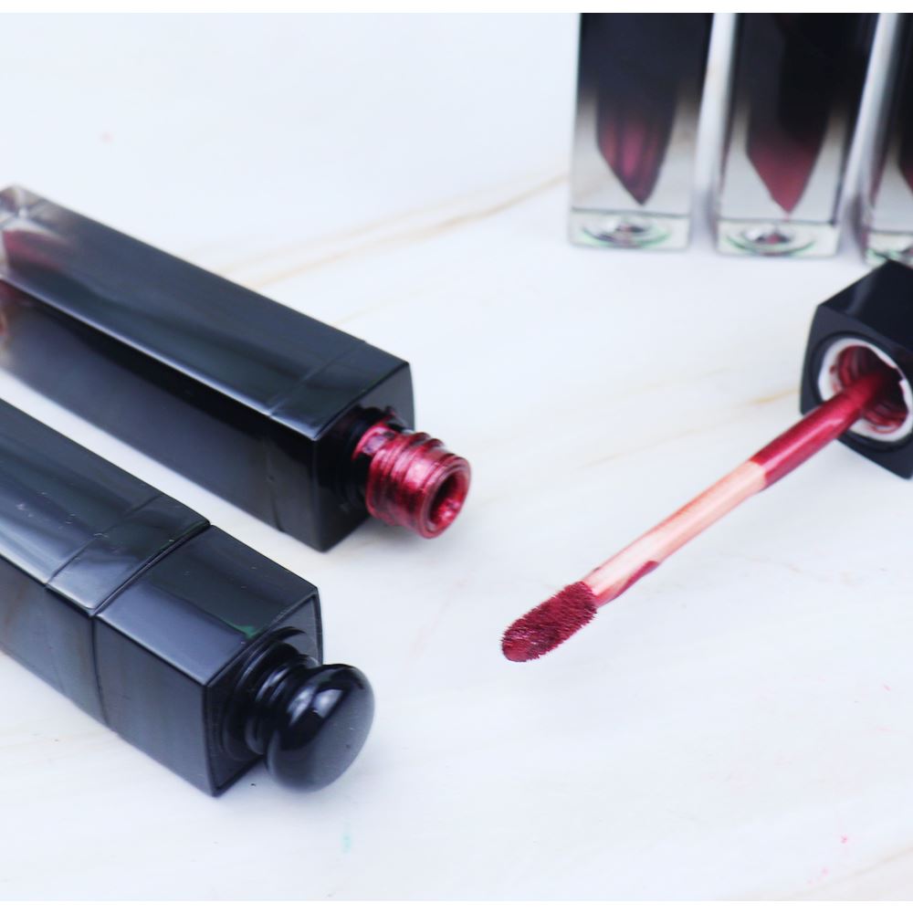25 colors Black gradient tube liquid lipstick