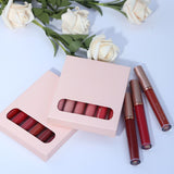 Nude Pink matte lip gloss Set (6PCS)