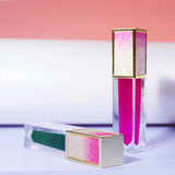 Lápiz labial líquido de tubo cuadrado degradado con brillo mate antiadherente de 39 colores (# 31-39)