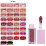 34 Colors Pink Square Cover Big Brush Lip Gloss #31-34