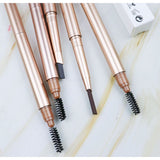 6 Colors Gold Tube Eyebrow Pencil【30PCS Free Shipping & Free Print Logo】