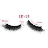 3D Thick Mink Hair False Eyelashes (#01-#25)